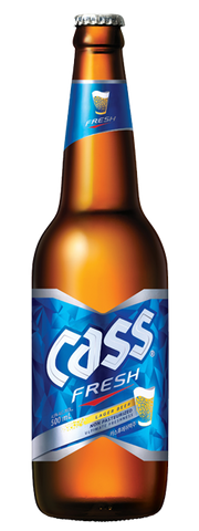 Cass Fresh Pale-Golden Lager, 640mL x 12 BTL (4.5% ABV)